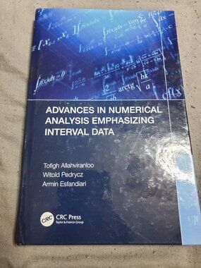 Advances in Numerical Analysis Emphasizing Interval Data HARDCOVER Book English
